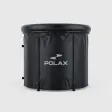 Polax Air Deluxe isbad i sort med låg, set forfra