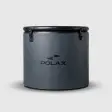 Polax Air Plus isbad i antracitgrå med låg og klikspænder