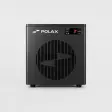 Polax Compact Køler Filter+ i sort med ventilatorgitter og lille display